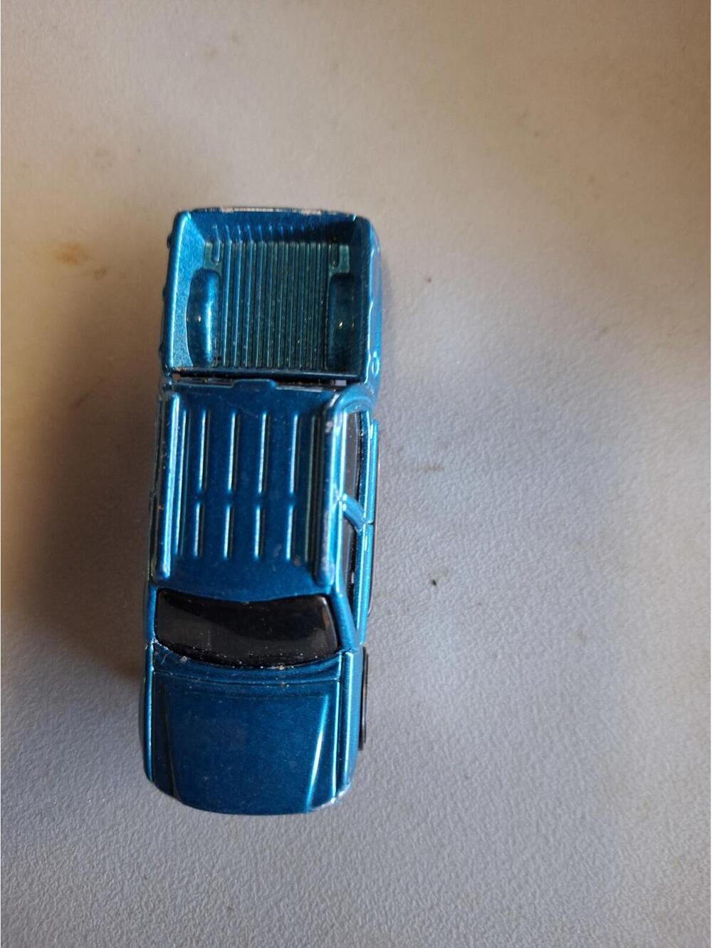 Vintage Blue Diecast Toy Car